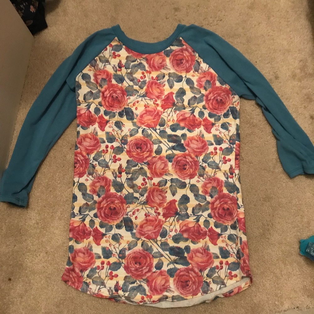 EUC Lularoe XS floral Randy